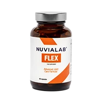 Bouteille individuelle de NuviaLab Flex, représentant l'offre de base du produit