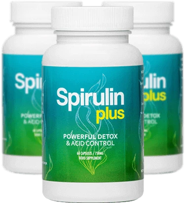 Pack de Spirulin Plus avec les avantages clés listés