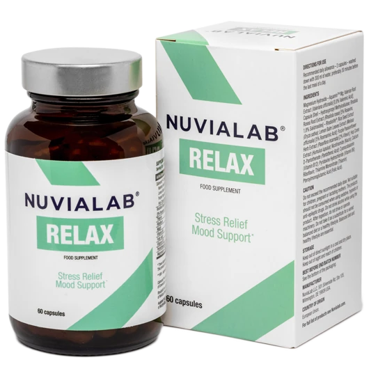 Bouteille de NuviaLab Relax, complément alimentaire anti-stress