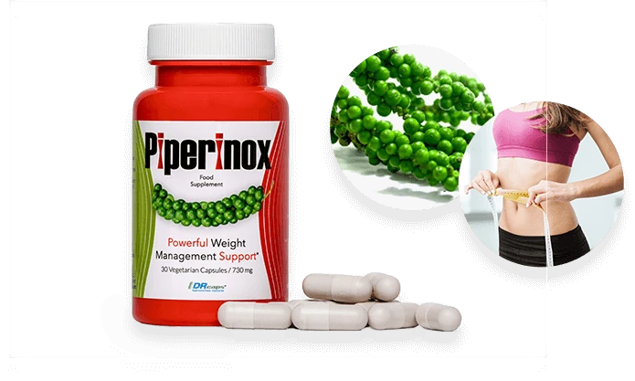 Comparaison visuelle entre la BioPerine® brevetée et la pipérine traditionnelle.