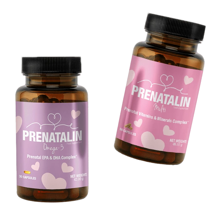 Prenatalin Omega-3 – Gélules d'acides gras essentiels DHA et EPA
